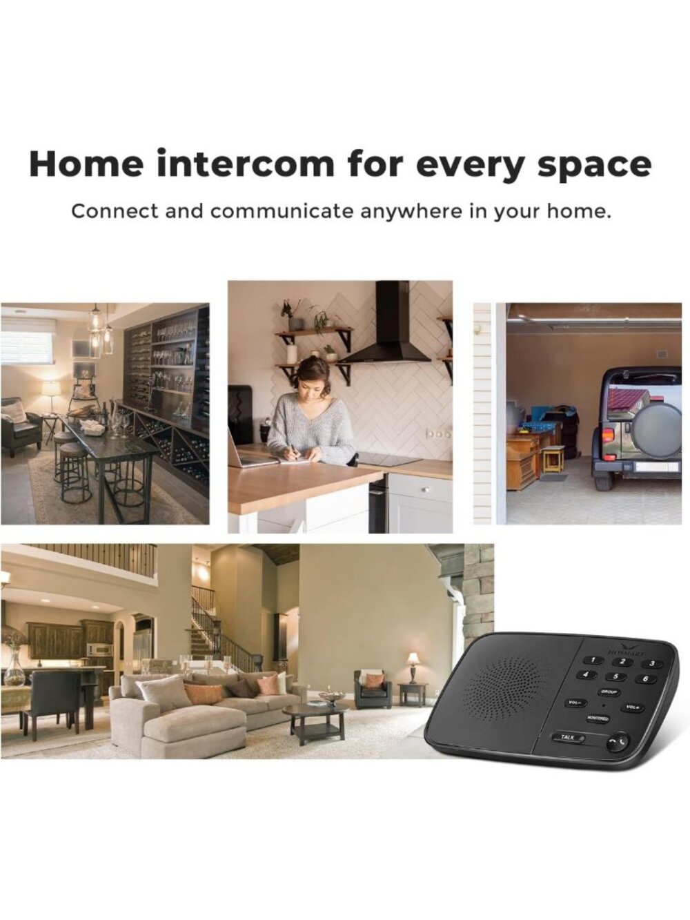 Wireless Two-Way Intercom System for Home - Real-Time Communication Device - Picture 5 of 9